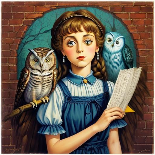 Owl lessons girl
