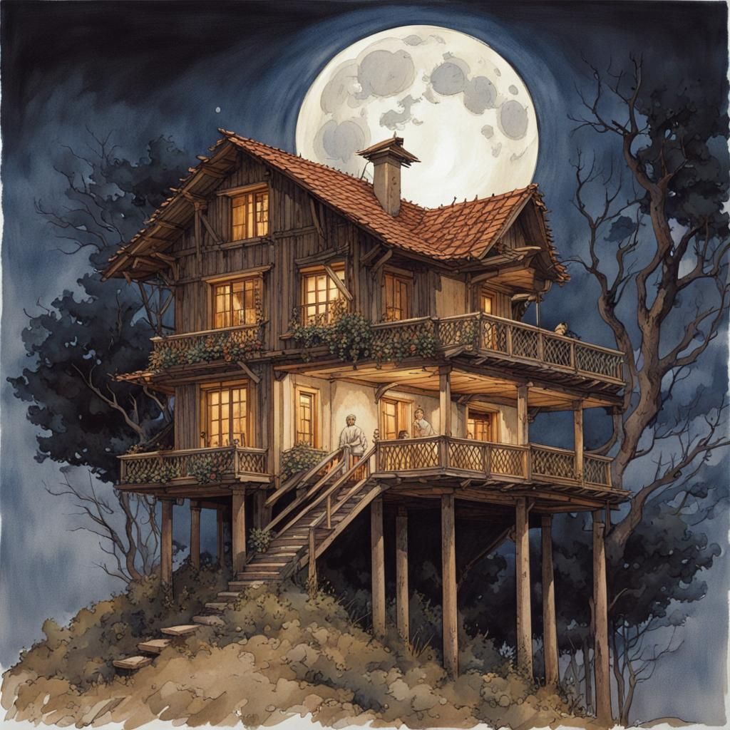 Tree House  by @Jorge Ramirez