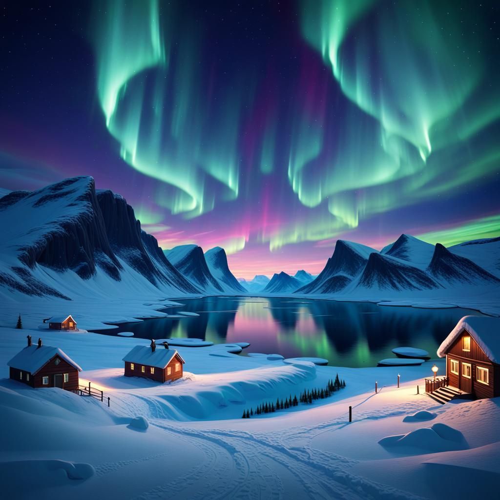 Twilight Northern Lights