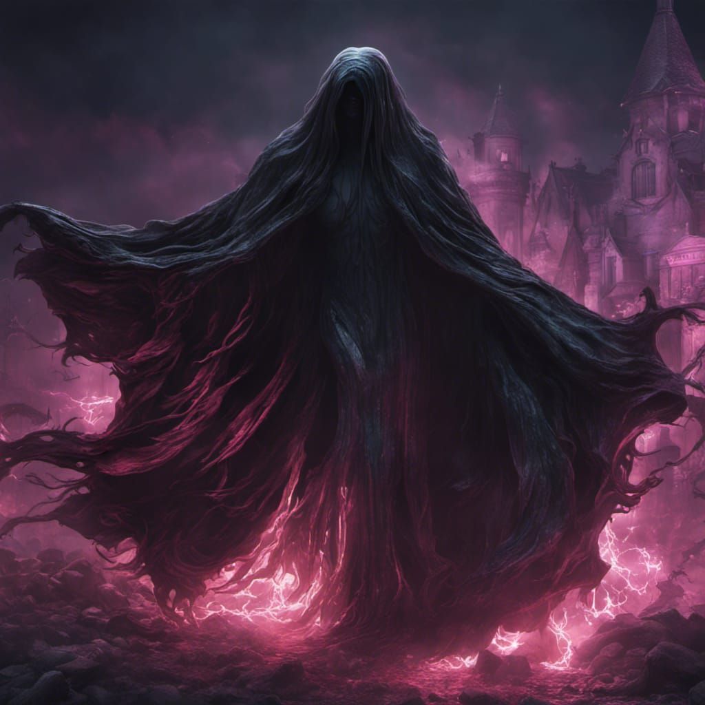 a Dementor mixed with Barbie