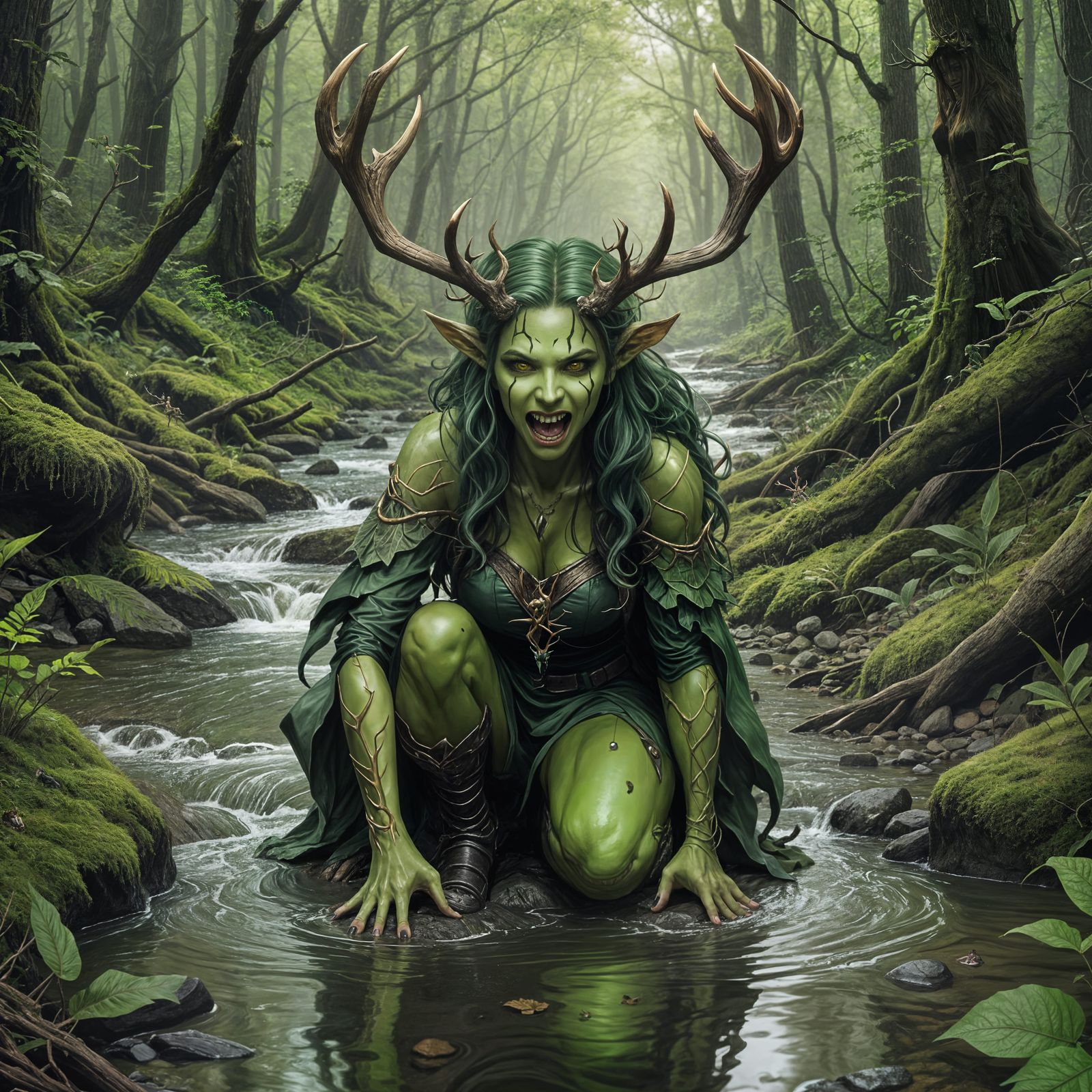 Friendly Neighborhood Dryad Politely Asks You to Leave the Woods.  by @wlepy