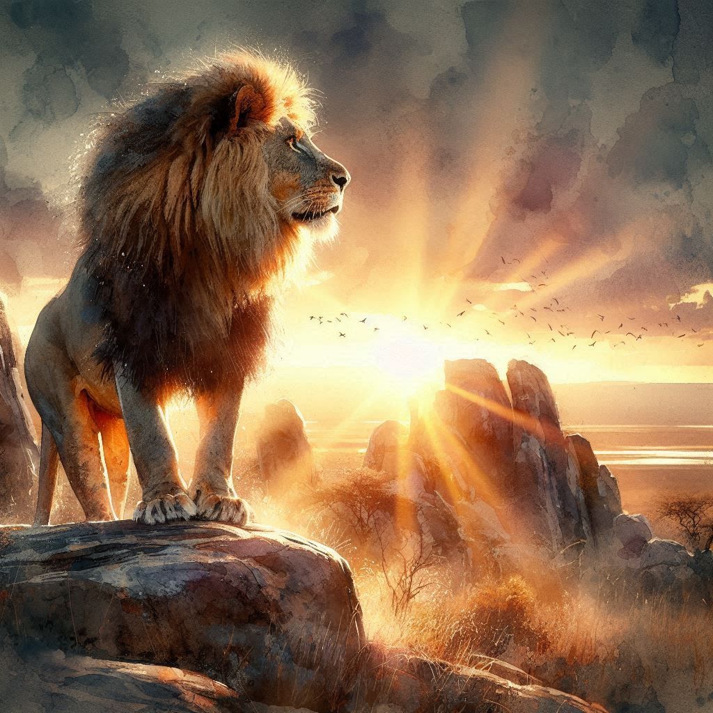 The Majestic Lion King