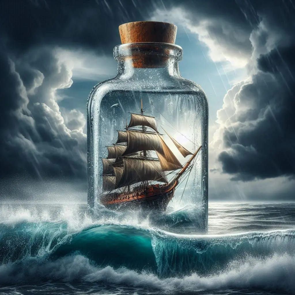 ship in a bottle