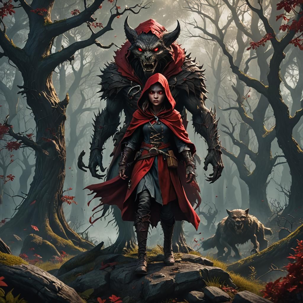 Red riding hood as a monster