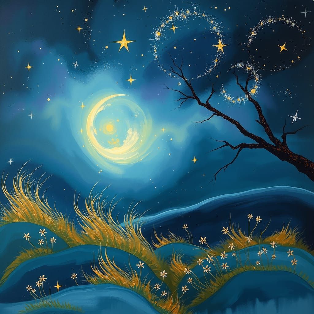 Fading stars of parallel Universe 
By Marc Chagall and JPW Turner   by @Igor_t_M