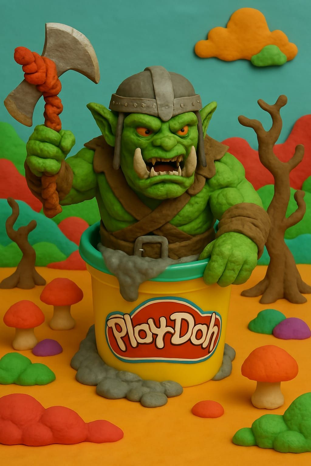 Play-Doh Orc