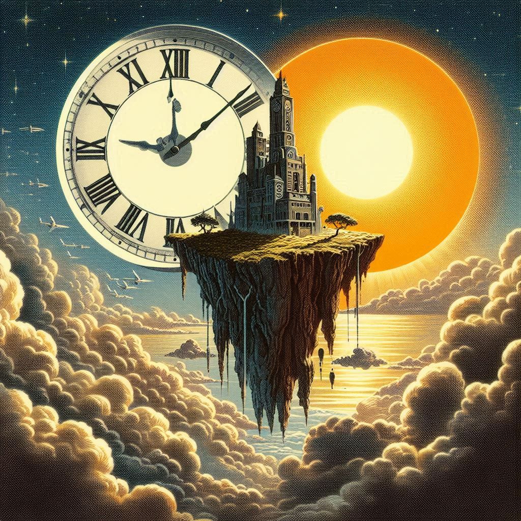 Island in the Skies of the Time