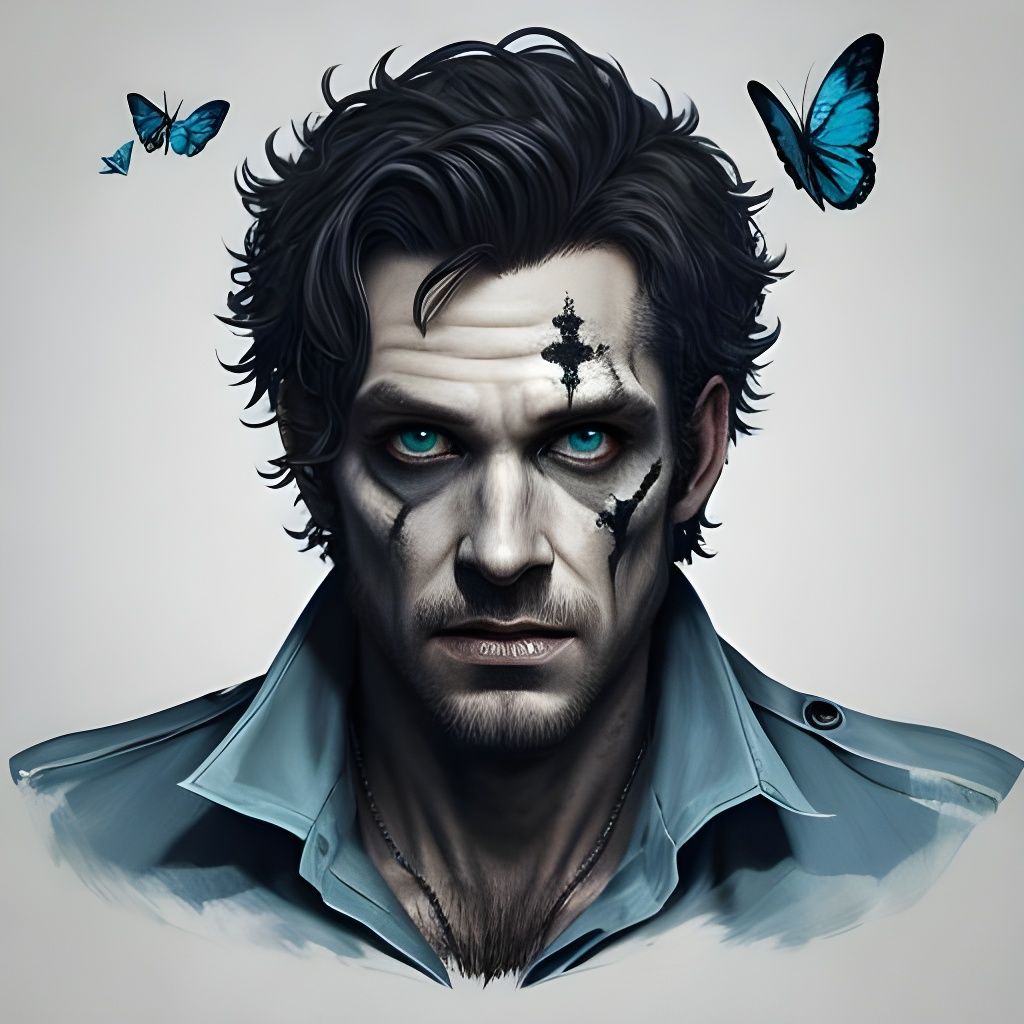 Surreal Zombie Butterfly