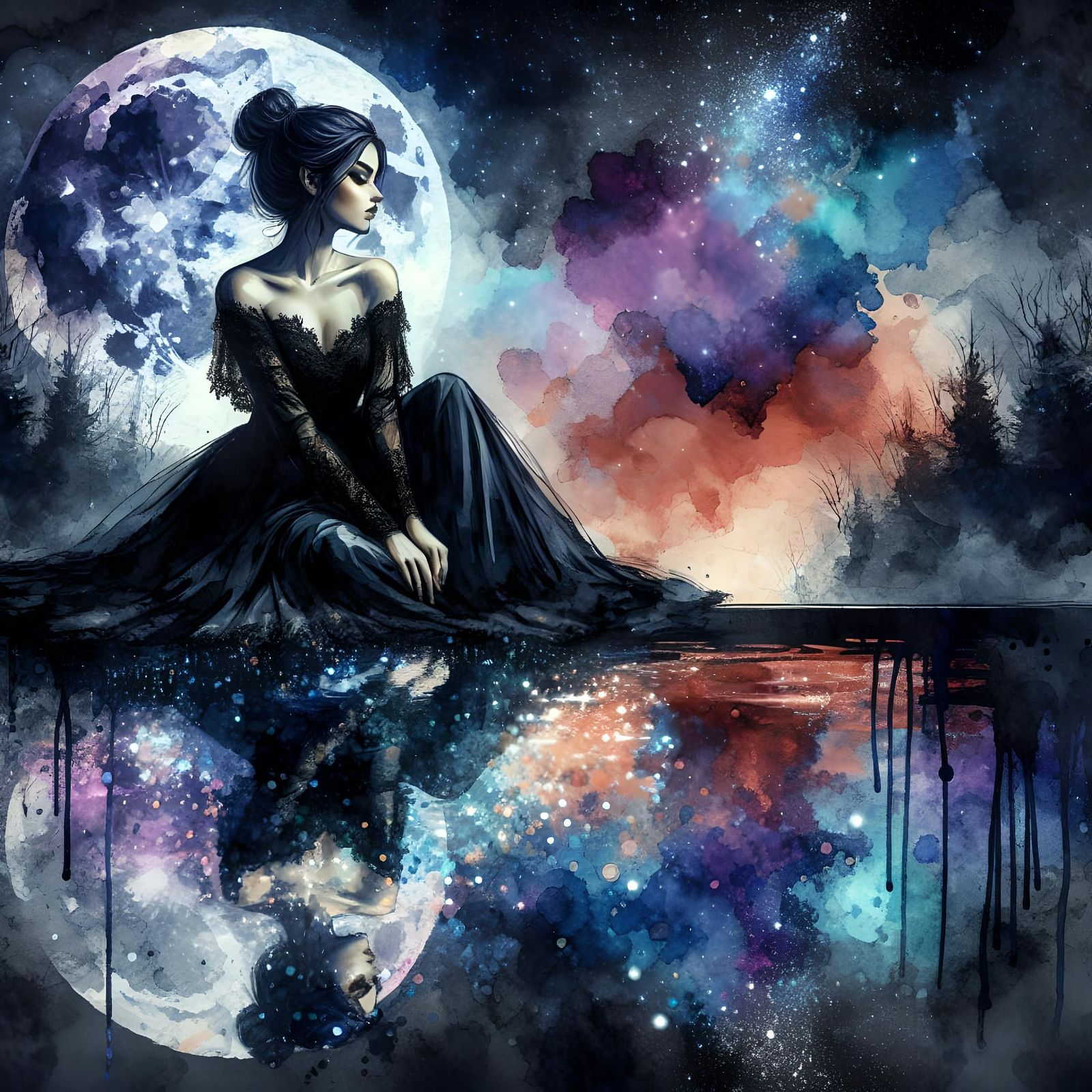 Lunar Reflections  by @DaRkStAr