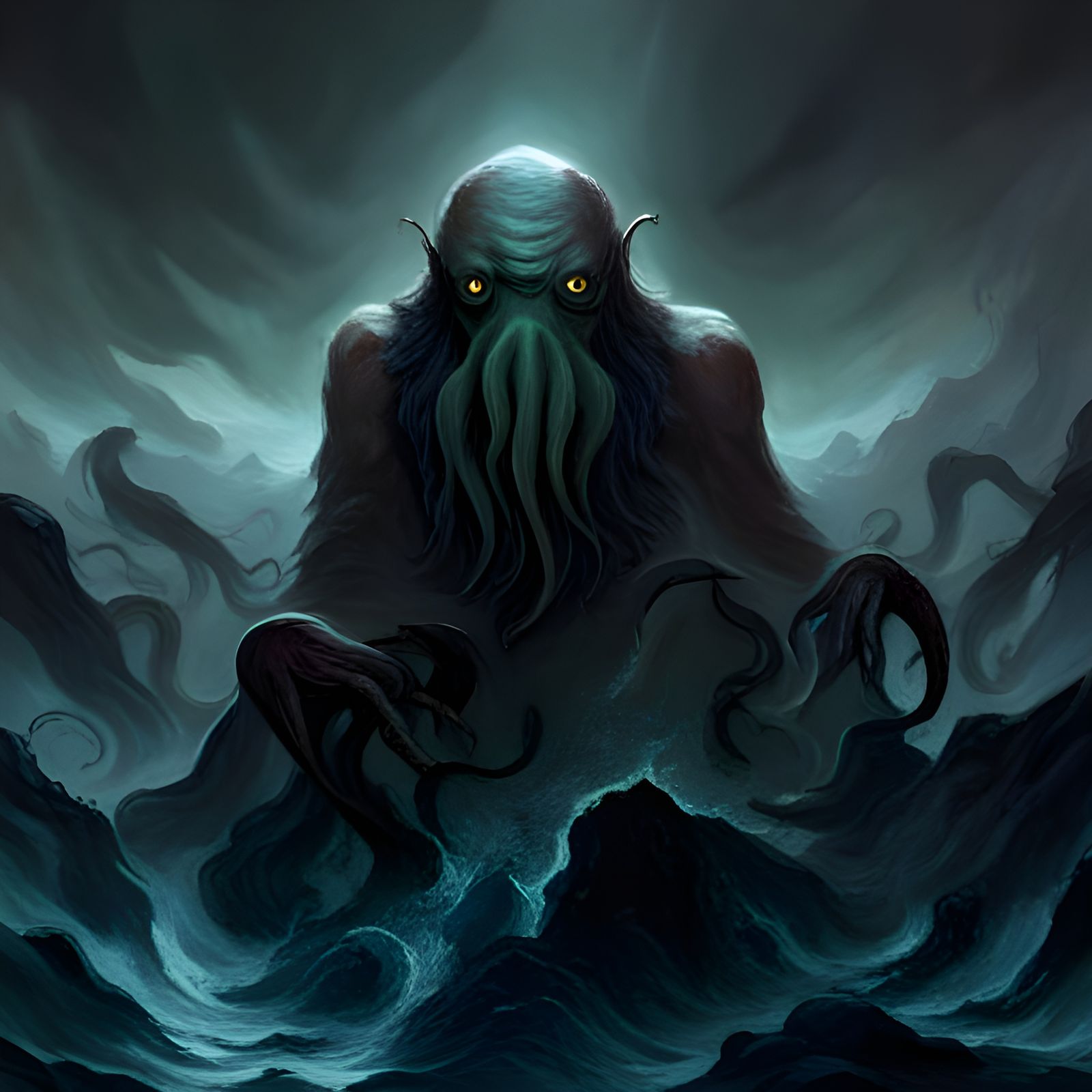 Cthulhu - AI Generated Artwork - NightCafe Creator