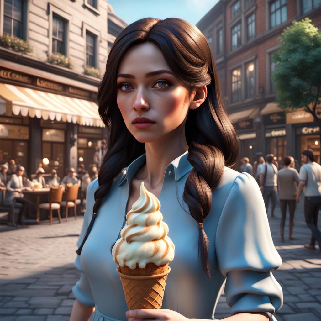 Care for a treat? 🍦   by @AveCat108