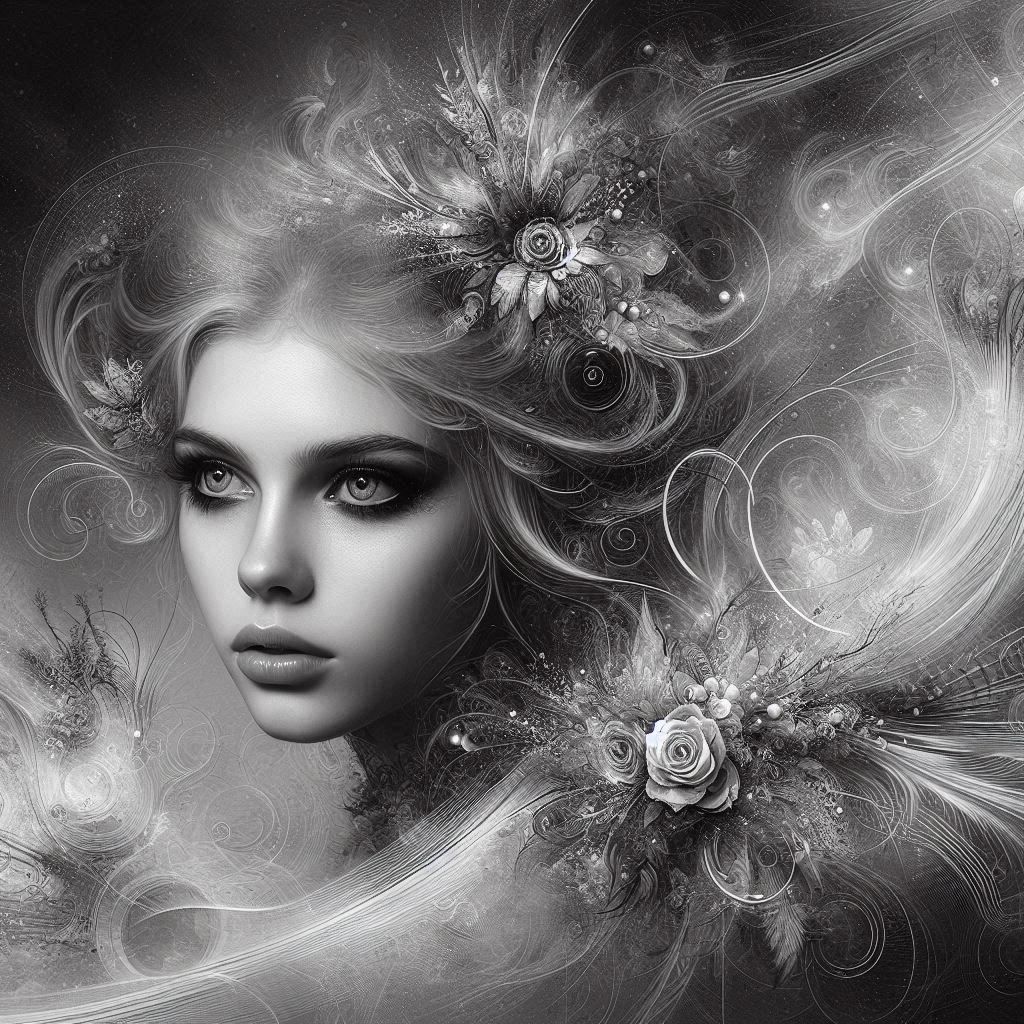 Black and white portraits