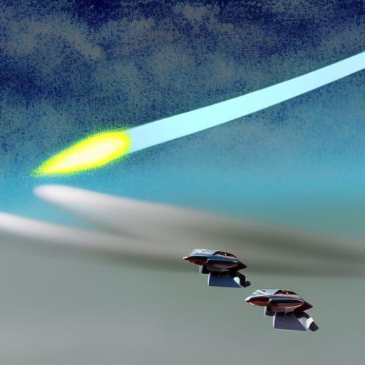 Jets shot by my house and was chasing a UFO in the skies the...