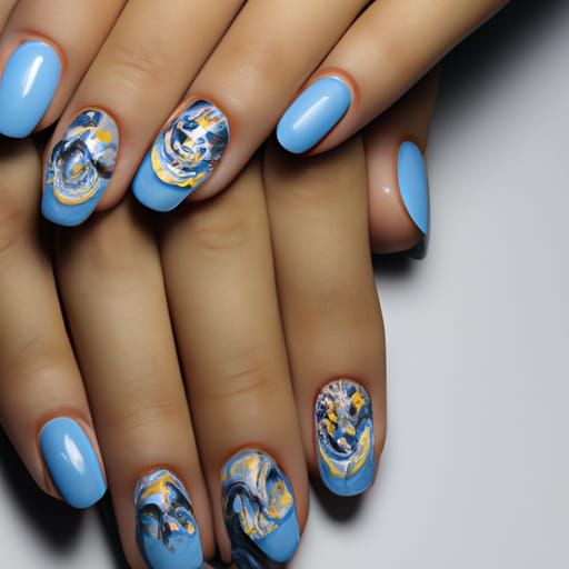 Nail art   by @catrocks