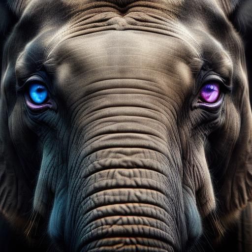Heterochromia Elephant