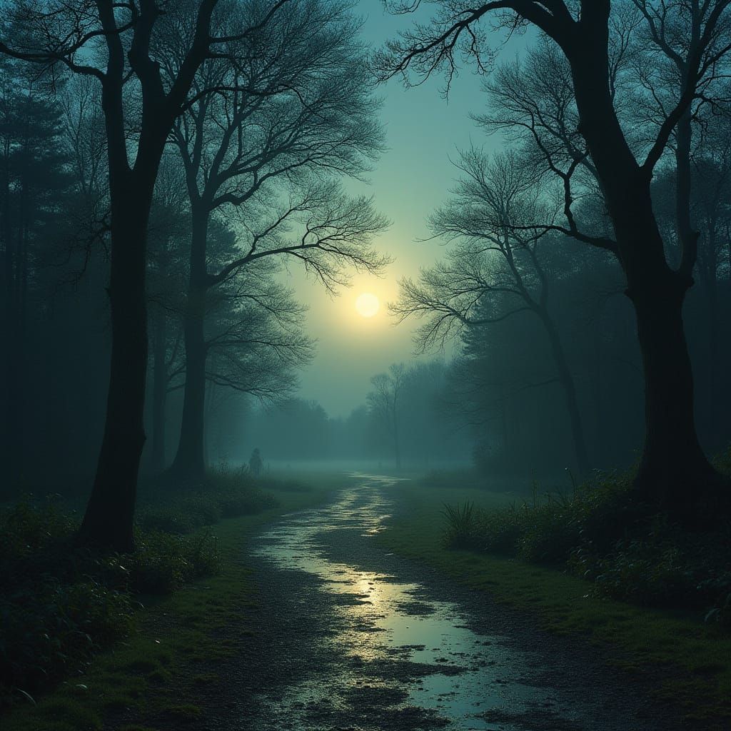 the southern sky
Southward as you go
There is moonlight and moss in the trees
Down the seven bridges ...  by @weirdlittlelady