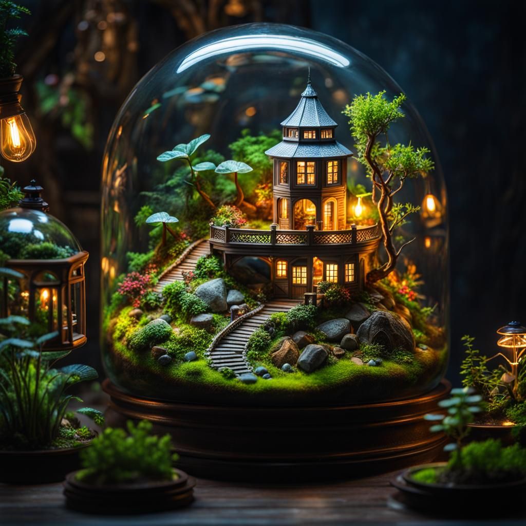 Beautiful home enclosed in glass  by @pinkmachismo21