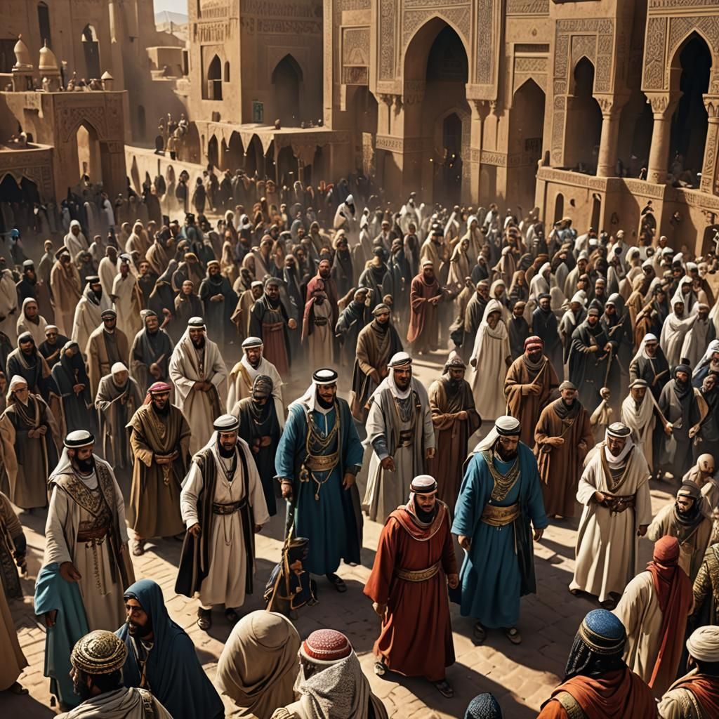 Several kings together of the Arab peoples old testament sty...