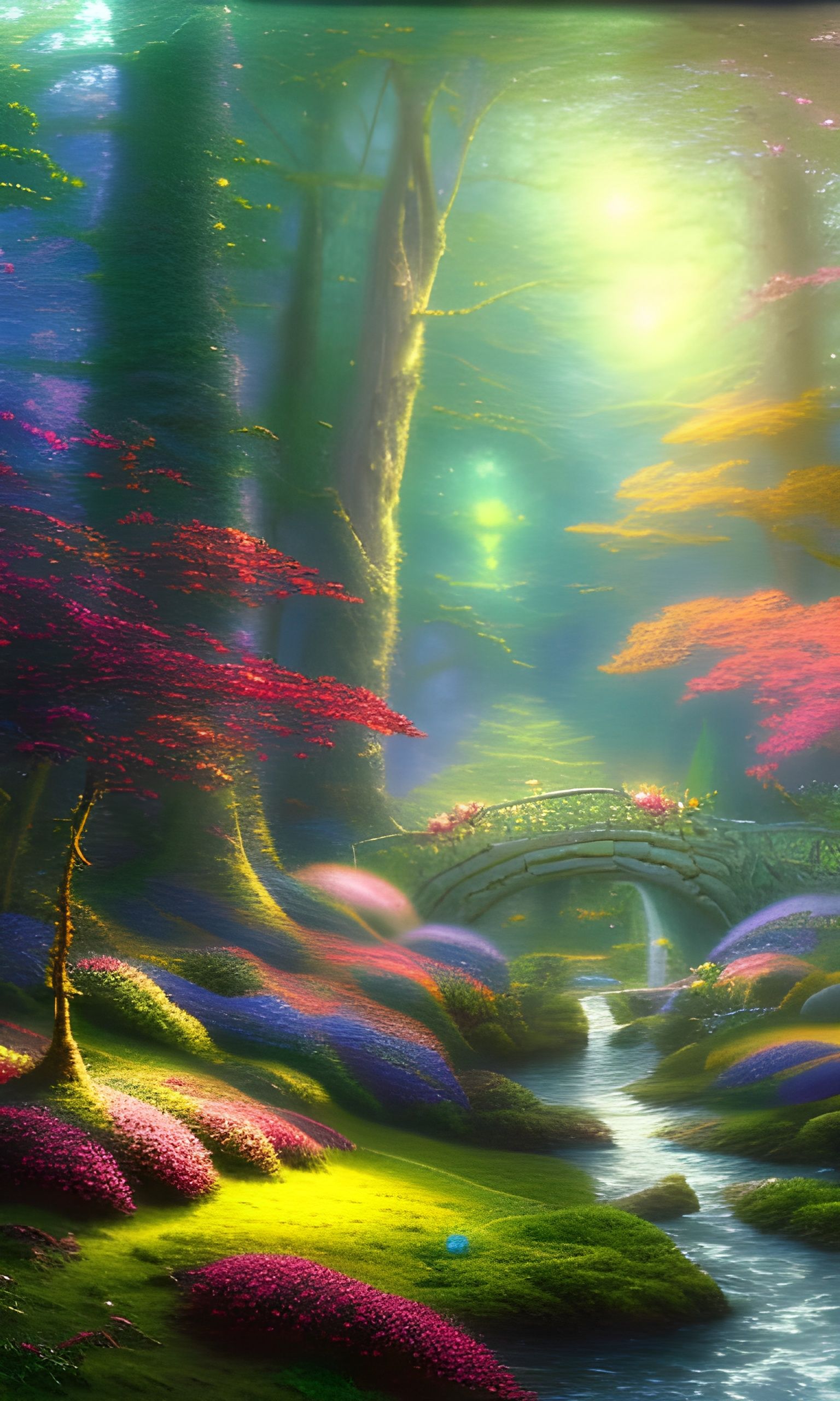 Fairytale Bridge - AI Generated Artwork - NightCafe Creator