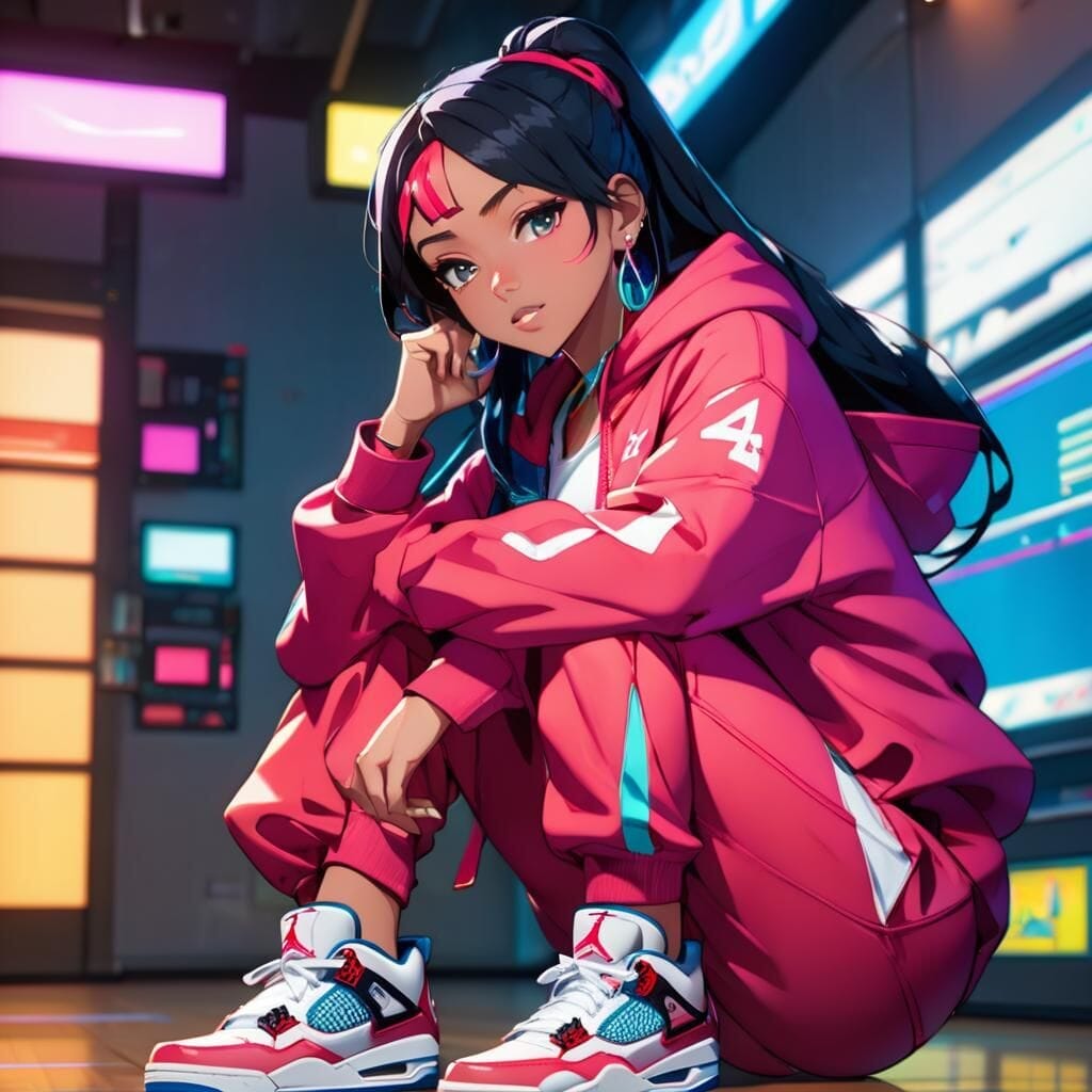 Hip-Hop Queen - AI Generated Artwork - NightCafe Creator