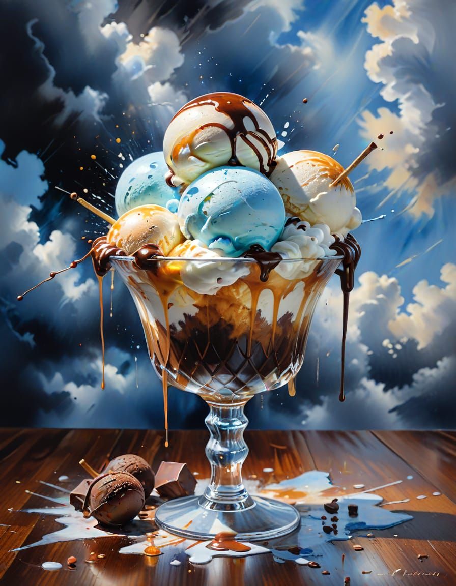 As sweet as ice-cream.  by @proofman