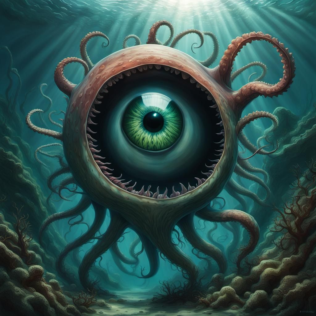 The Eye of the Deep - AI Generated Artwork - NightCafe Creator