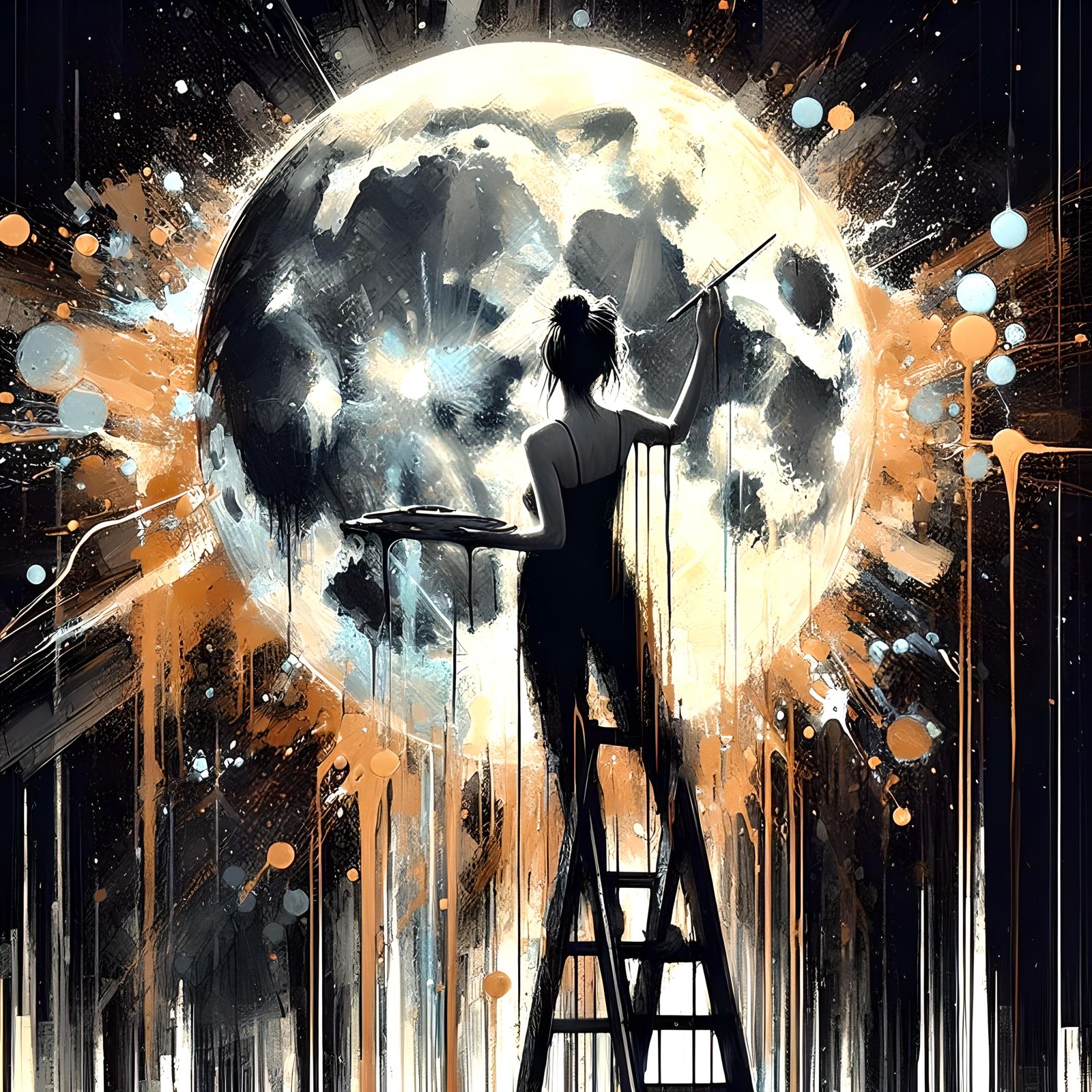 Painting the Moon 🌕