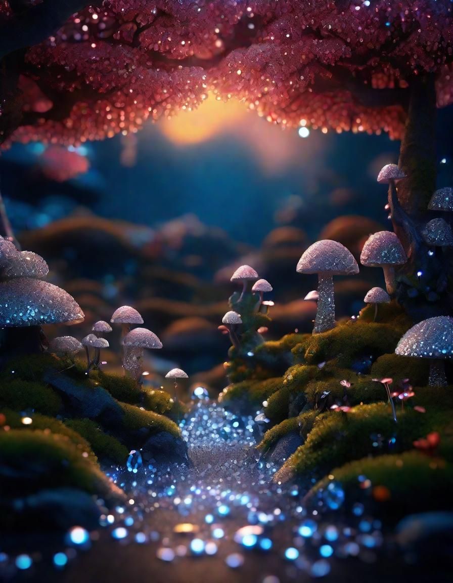 Sparkling Diamond Mushroom