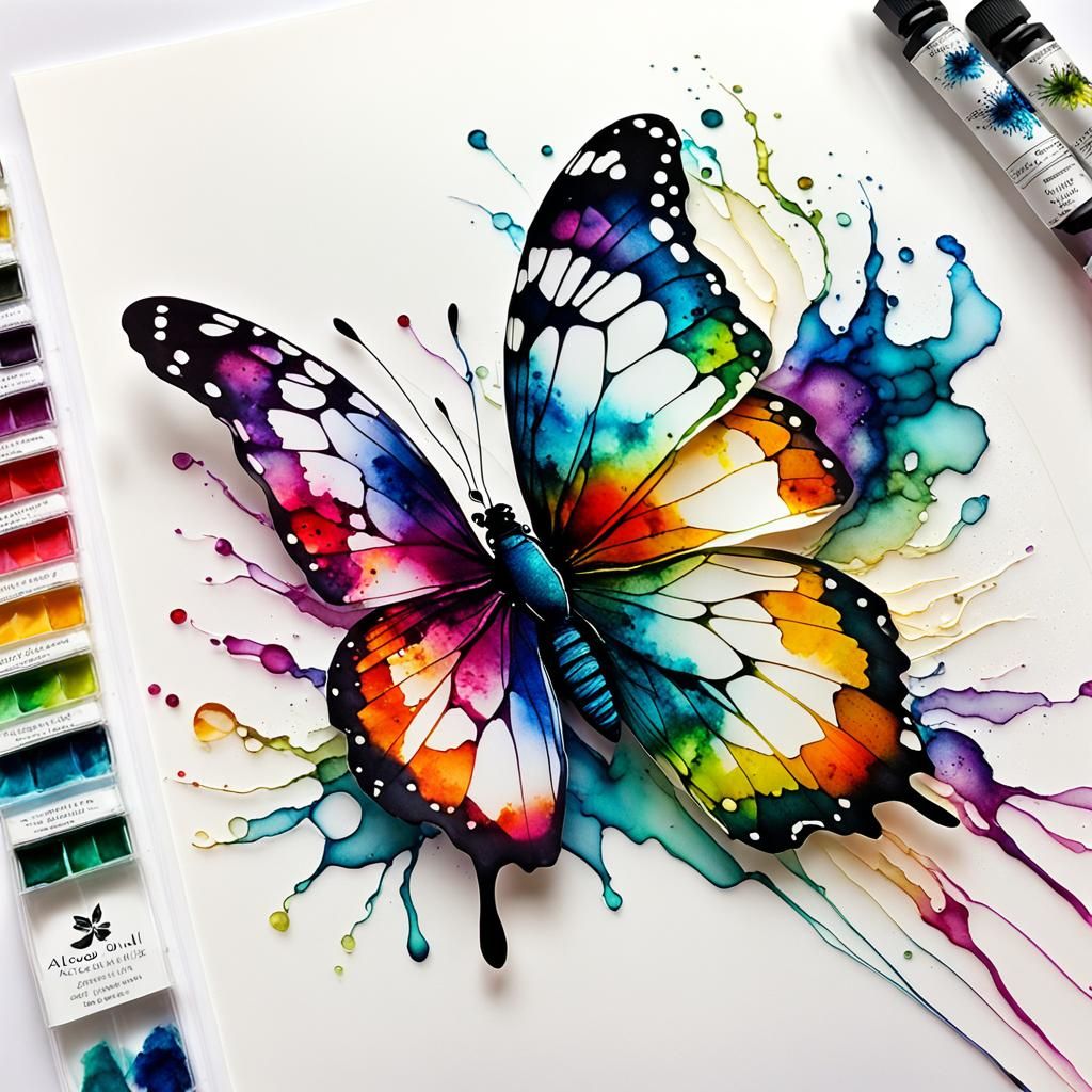 A stunning and vividly colorful smudge  by @CJVF