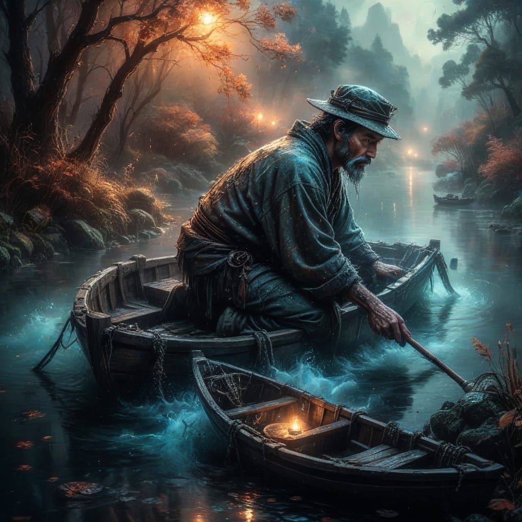 Fisherman of the Misty Rune River 🎣🌫️ #2