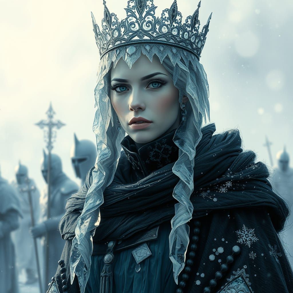 By Paul Lovering and Mattias Adolfsson and Russ Mills and Victo Ngai and Alexander Jansson:: Double exposure, portrait of a proud and cold I...