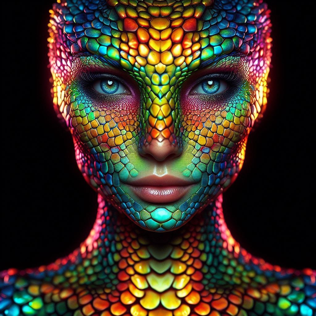 make-up reptilien