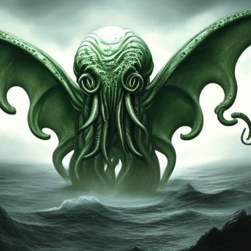 Elder God Cthulhu - AI Generated Artwork - NightCafe Creator