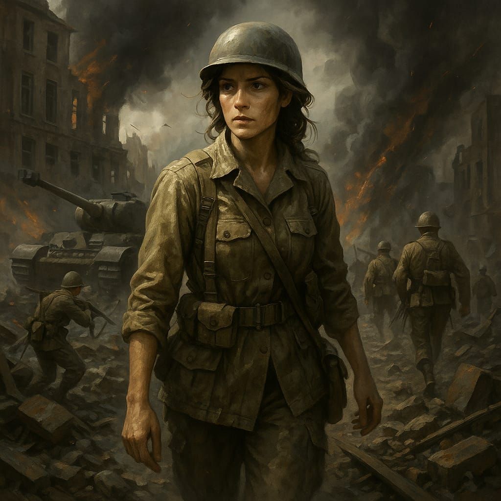 Blaze ⚔️ Commander of the 13th Phantom Regiment, elite squad...