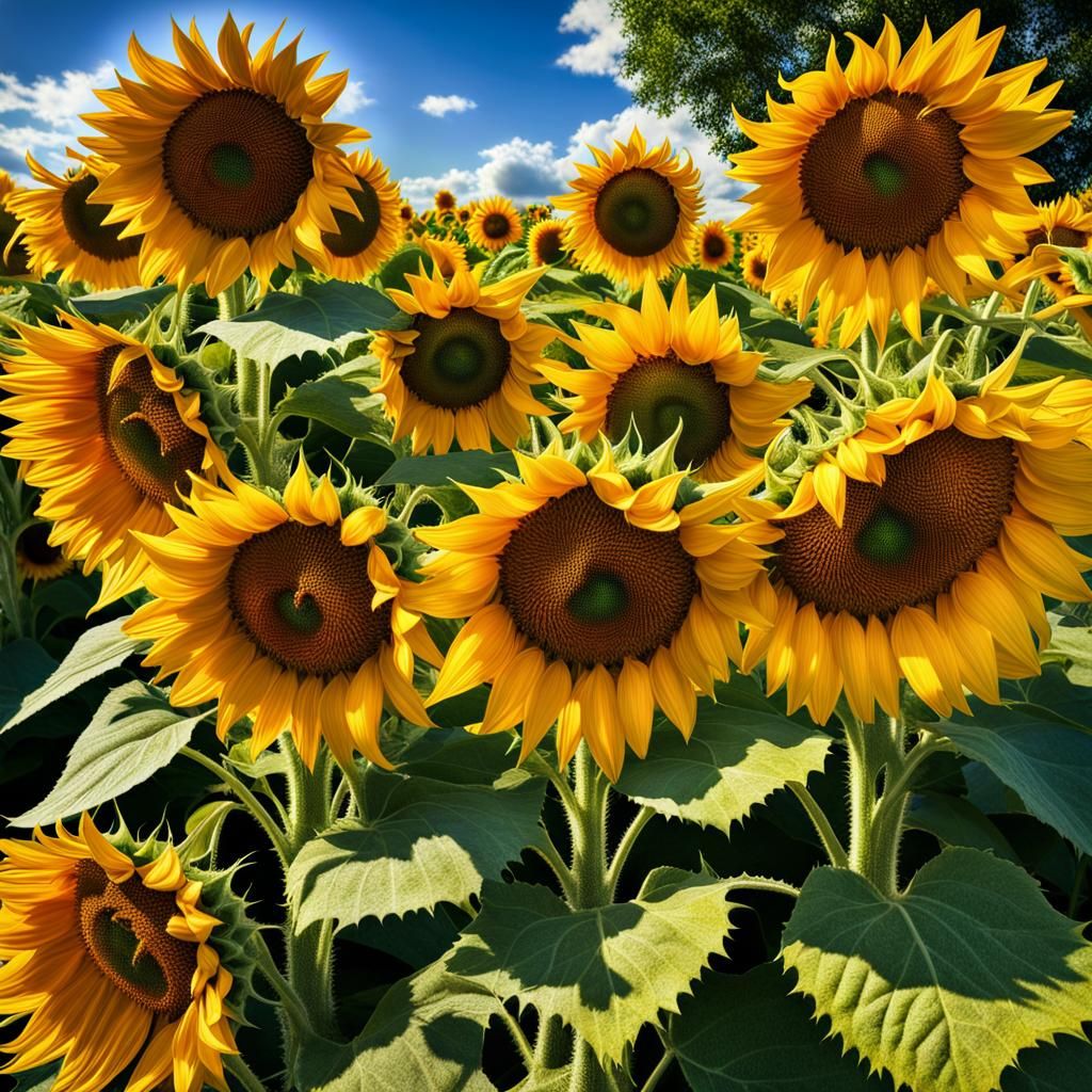 Sunflowers - AI Generated Artwork - NightCafe Creator