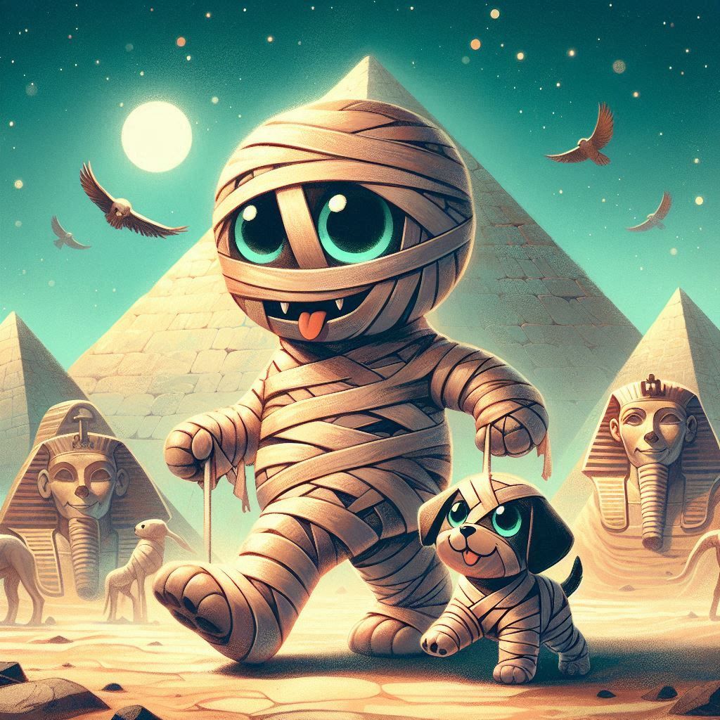 Mummy and it's bestie