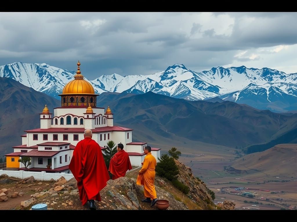 Free Tibet Landscape in Vibrant Colors