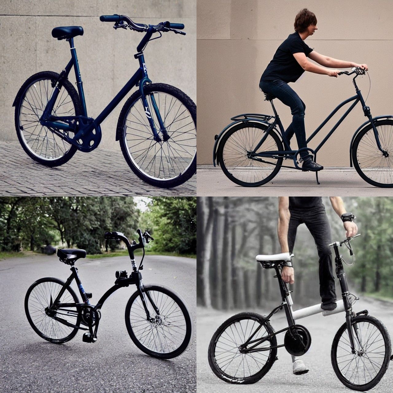 A bicycle for people who's knees bend the wrong way