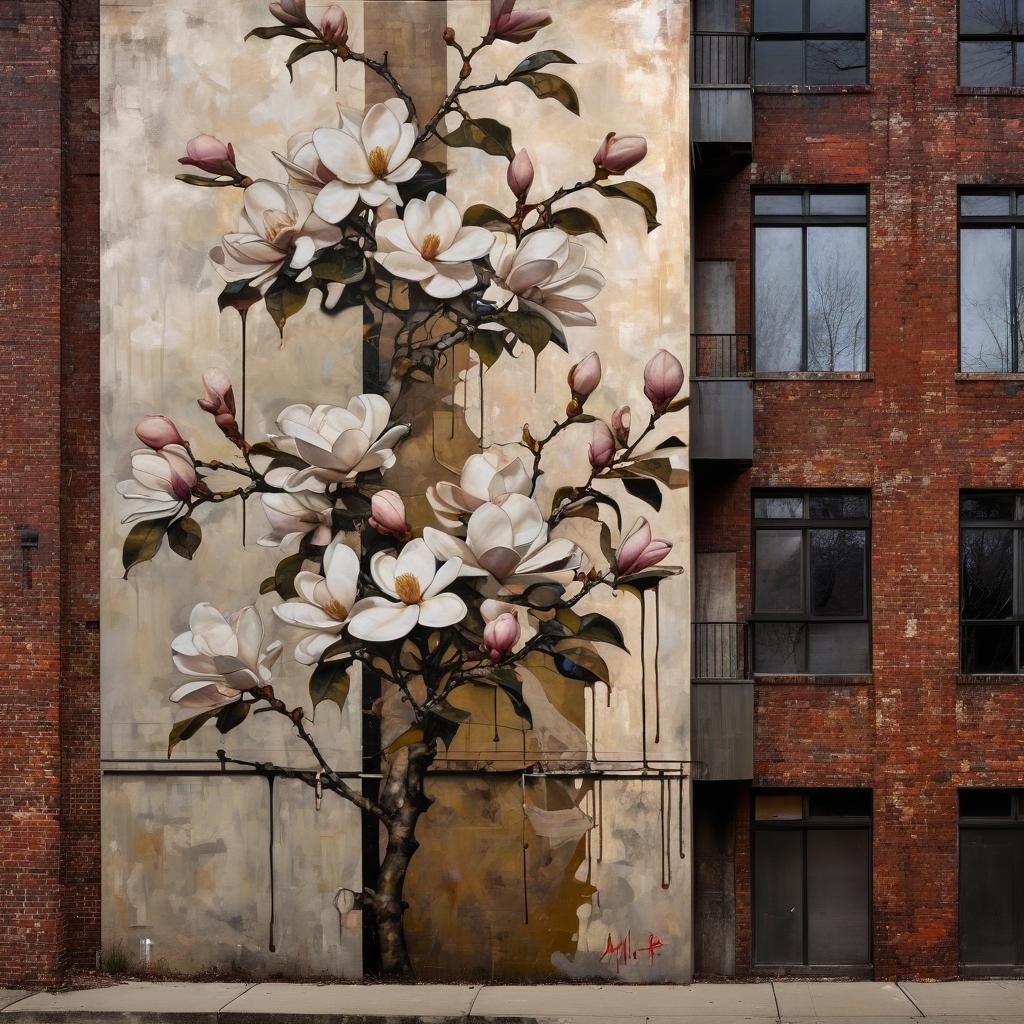 Magnolias  by @nonaivo