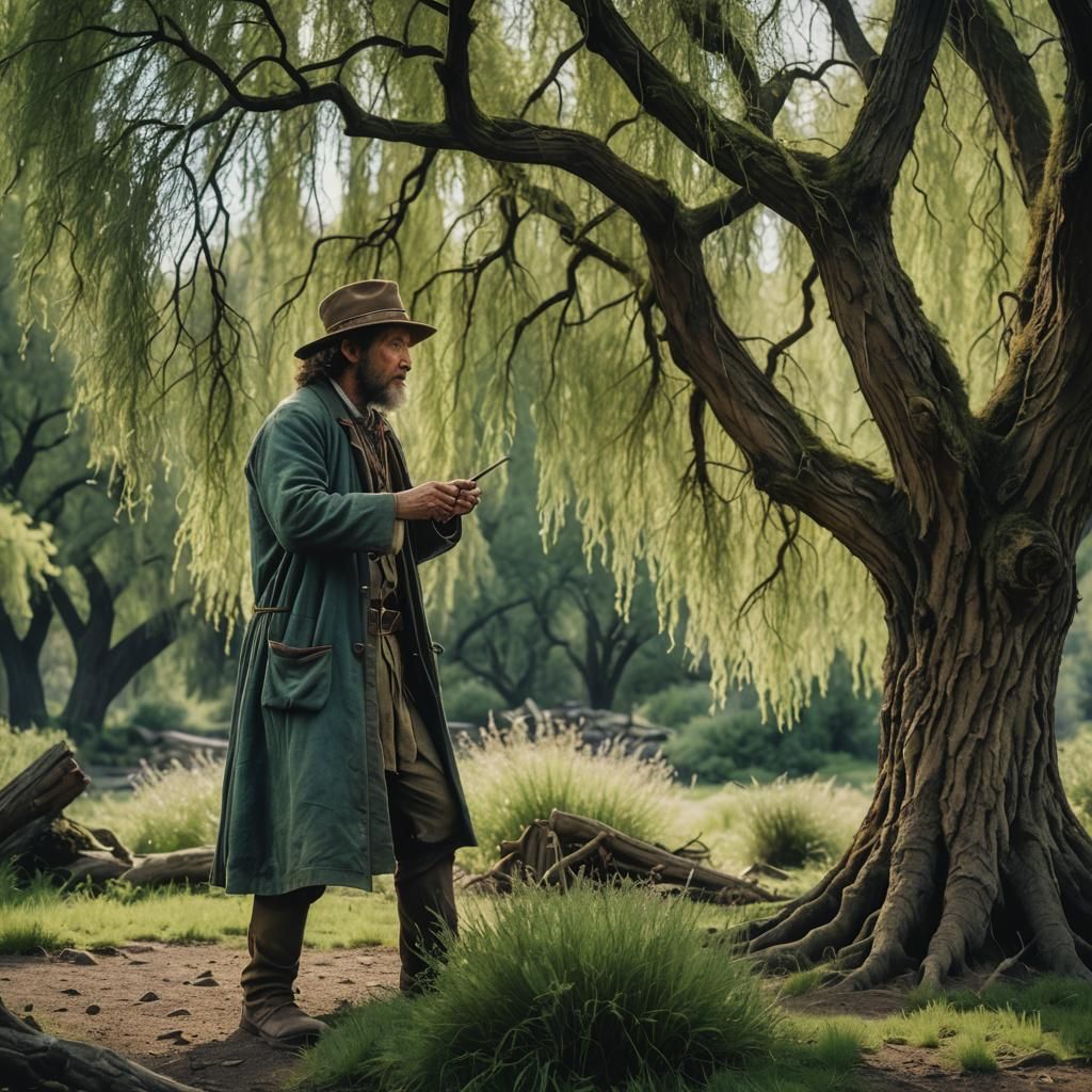 Tom bombadil scolding a hostile willow tree