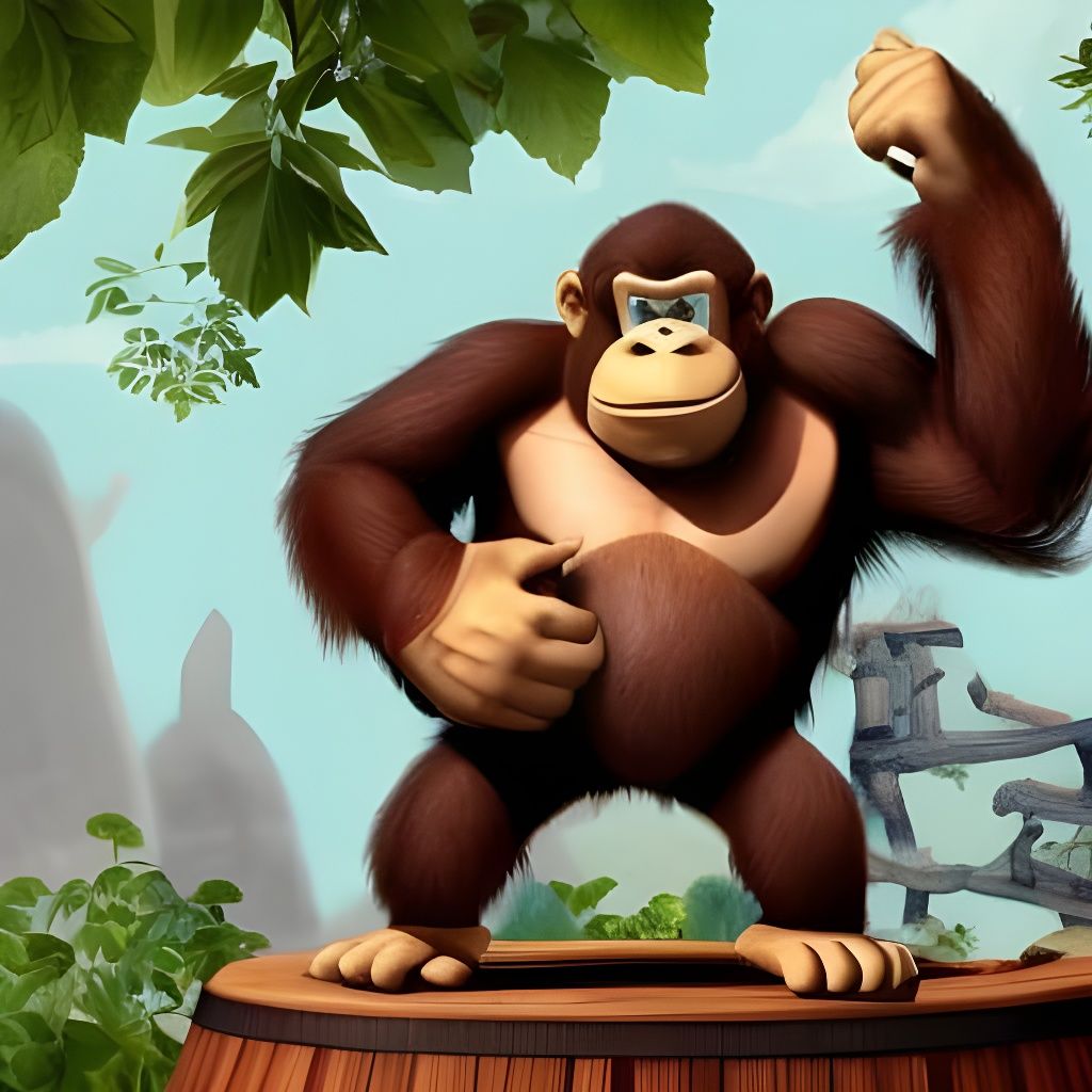 Donkey Kong  by @Mara Grace