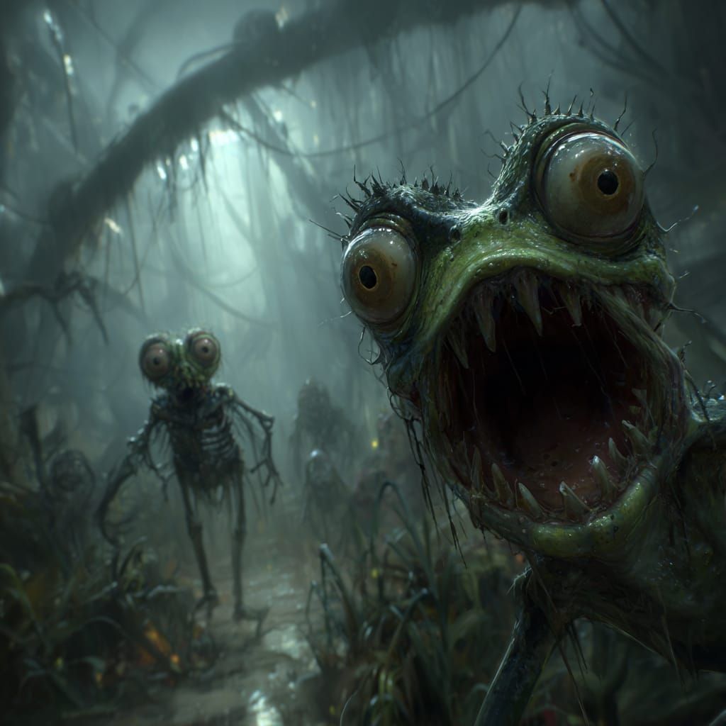 in the darkest woods