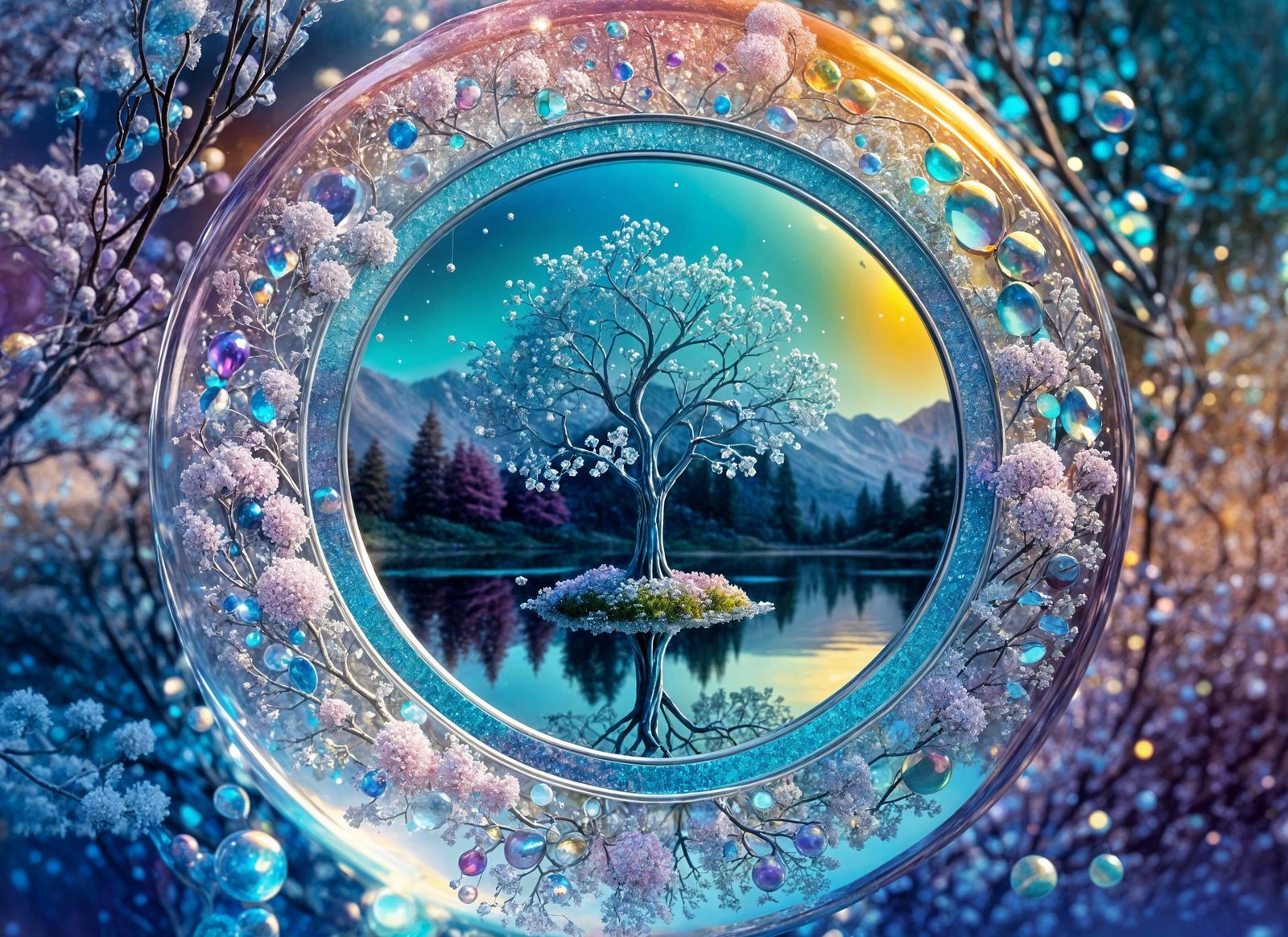 Mystic Bubble Tree  by @KBunny001