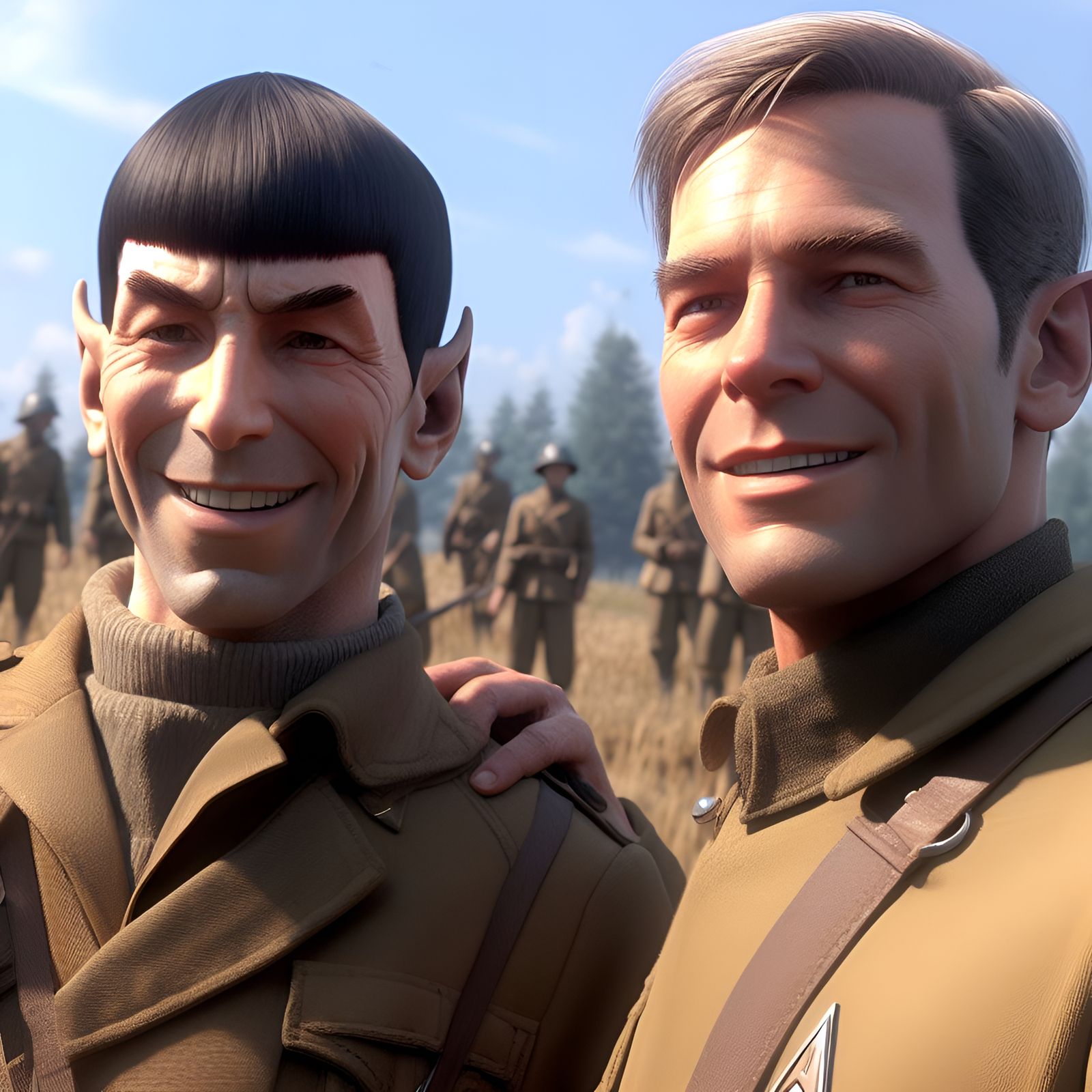 Spock: "Well, looks like we're Dunkirk."