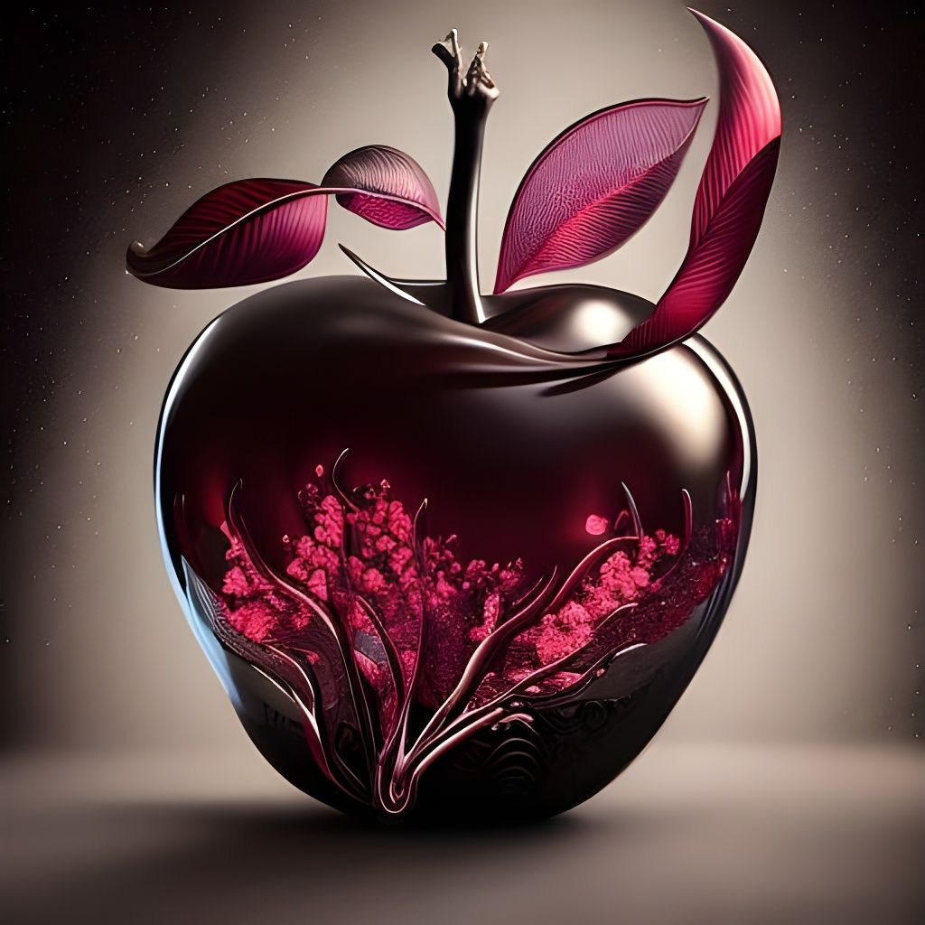 Decorated poisoned apple  by @Giso Brown