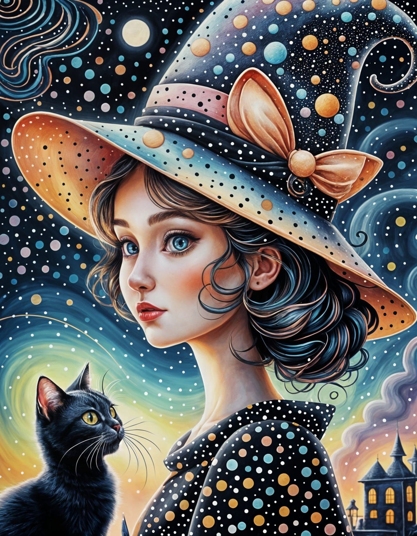 Night witch  by @ScienceInside