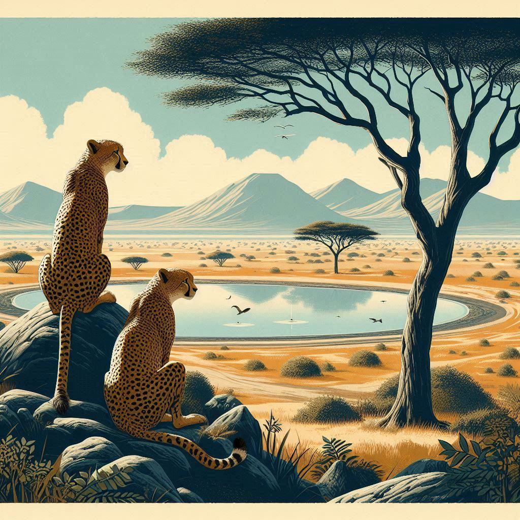 Waiting for today's catch