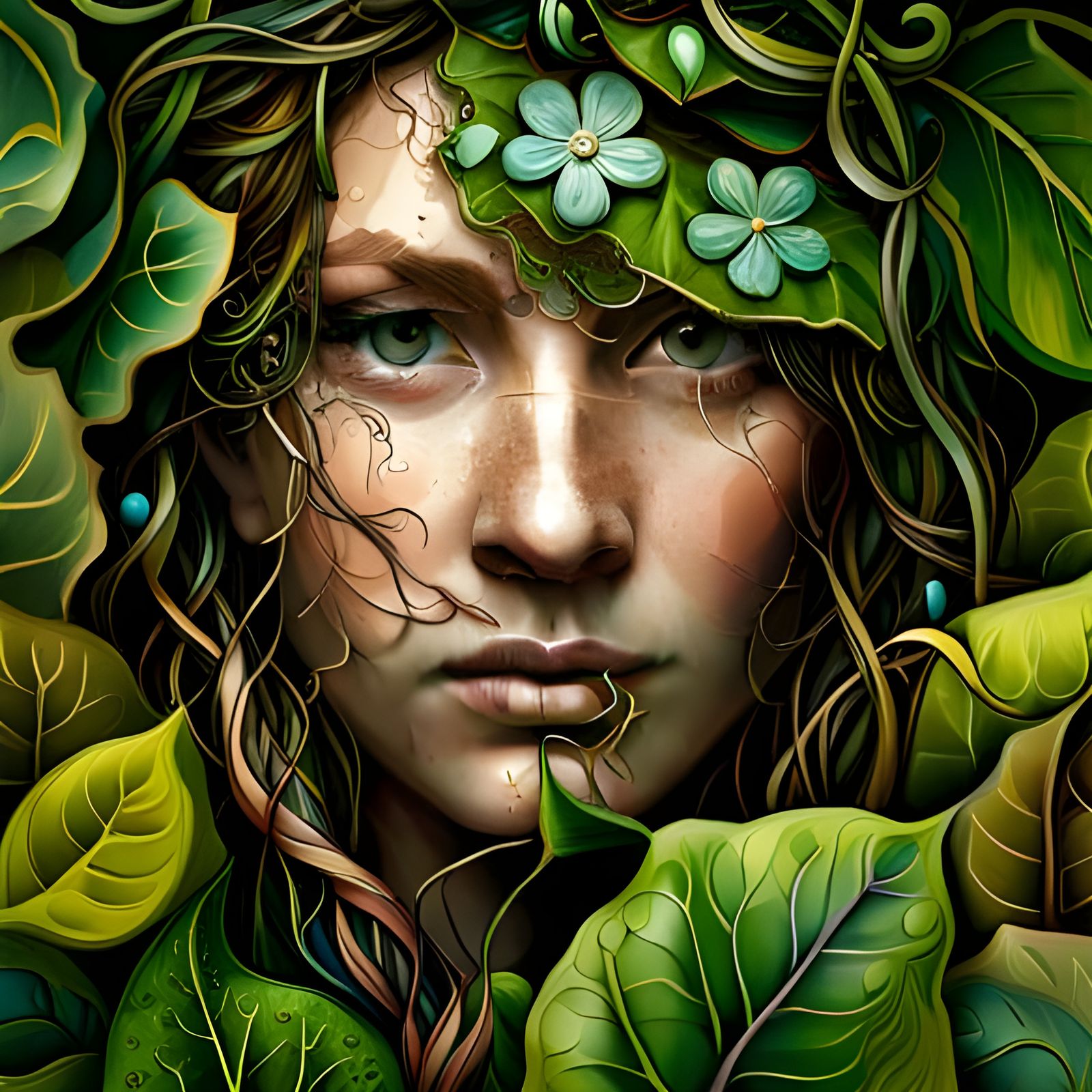 Nature Portrait - AI Generated Artwork - NightCafe Creator