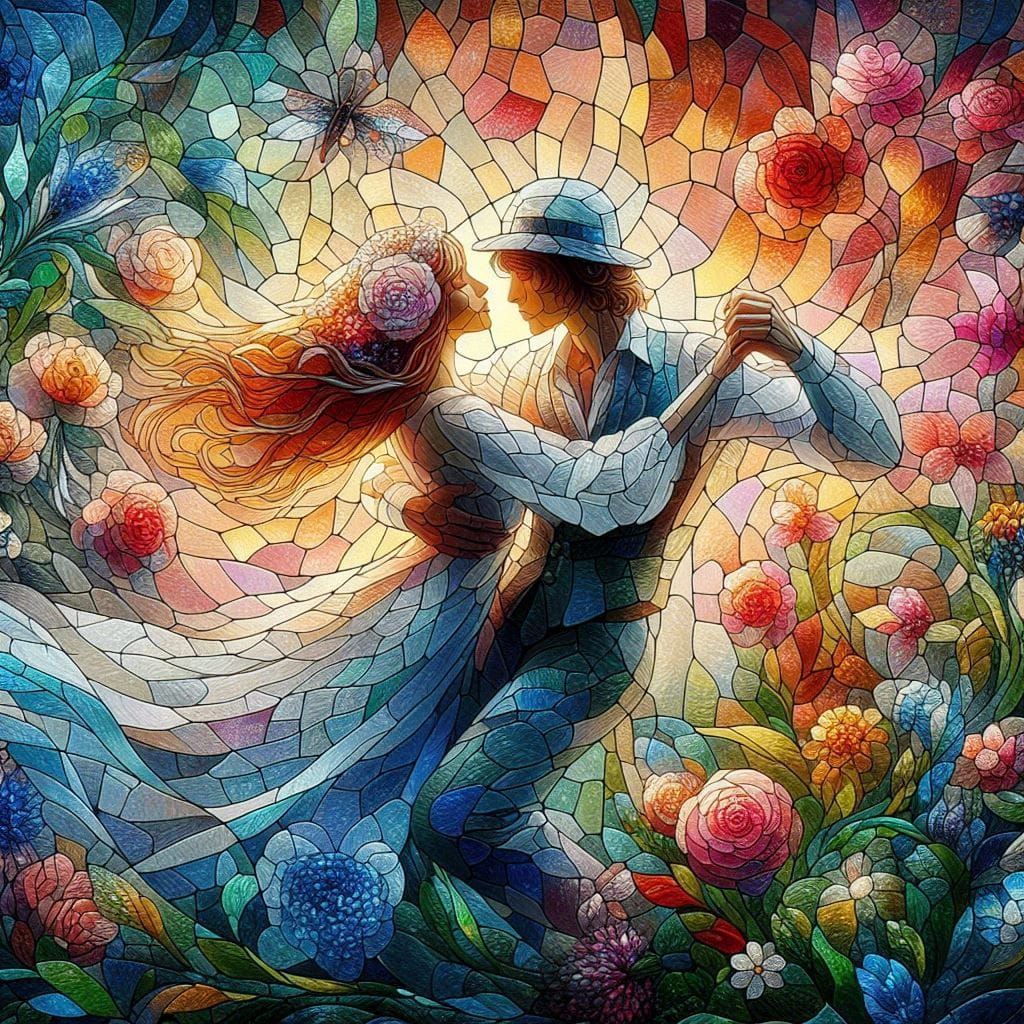 Mosaic of Love  by @Rosie