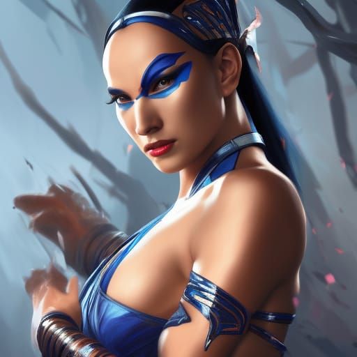 Kitana from MK9 (but not really?) - AI Generated Artwork - NightCafe ...